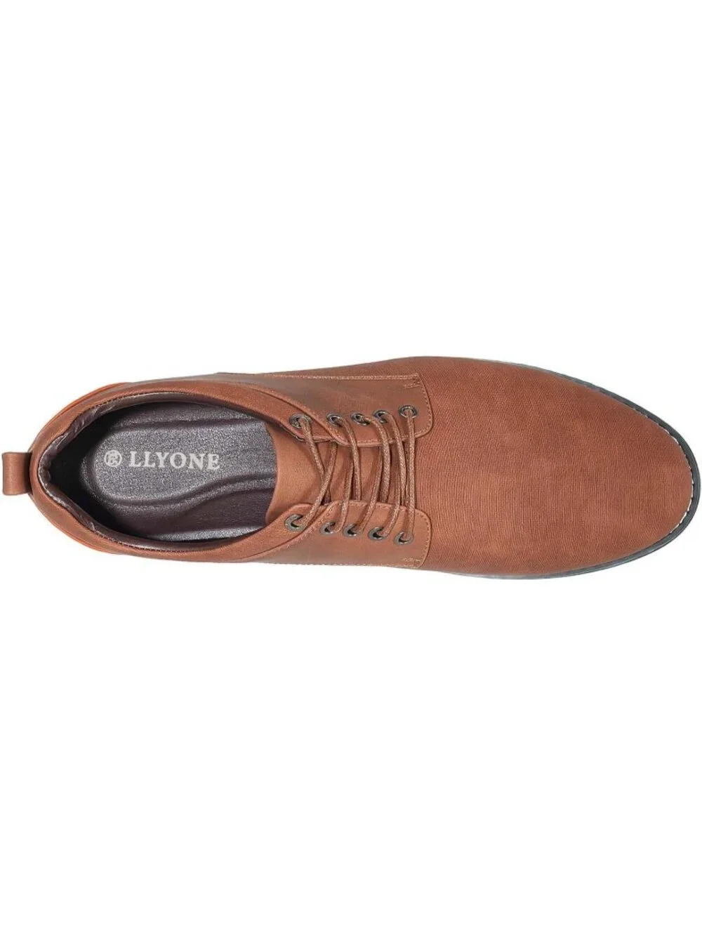 Men's Brown Wide Comfortable Lace-up Leather Business Orthopedic Oxford Shoes